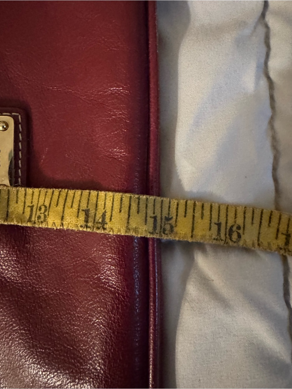Dooney & Bourke Burgundy Leather weekender 22in by 16in - Picture 12 of 12